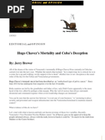 Download Hugo Chavezs Mortality and Cubas Deception by Jerry E Brewer Sr SN118772161 doc pdf