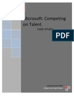 Microsoft: Competing on Talent (A