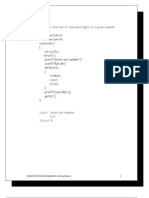 Program to Find Sum of Individual Digits