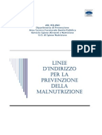 Forse 2009 Prevenzione Della Malnutrizione