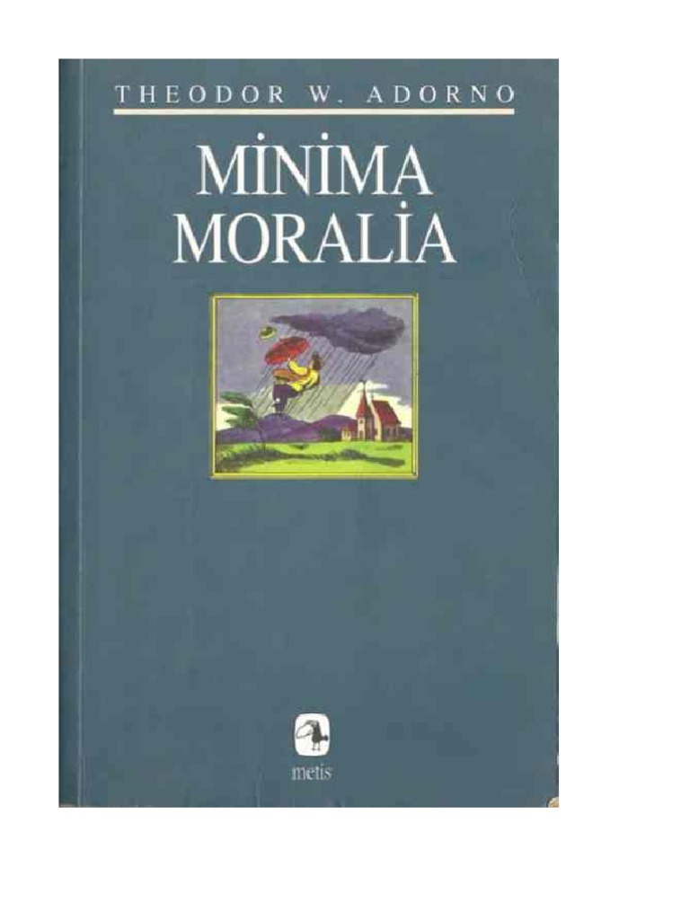 Adorno Minima Moralia PDF