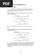 Superposition and Standing Waves: Conceptual Problems