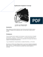 Showing Recursive Sequences Converge