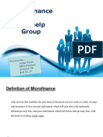 Microfinance and Self Help Group