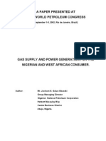 A Paper Presented at 17Th World Petroleum Congress: (September 1-5, 2002, Rio de Janeiro, Brazil)
