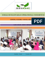 Summary Report: Somali Humanitarian Operational Consortium