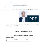 Asset Particular Justice Shylendra Kumar