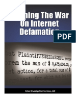 Winning The War On Internet Defamation