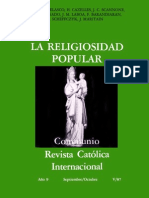 Scannone Religiosidad Popular Sabiduria Del Pueblo y Teologia