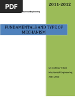 Download Fundamentals and Types of Mechanism by NAIK VAIBHAV VITHOBA  SN118805845 doc pdf