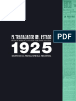 El Trabajador del Estado decano de la prensa sindical argentina