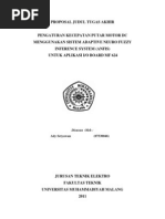 Download PENGATURAN KECEPATAN PUTAR MOTOR DC  MENGGUNAKAN ANFIS by ady_cloudy4458 SN118808177 doc pdf