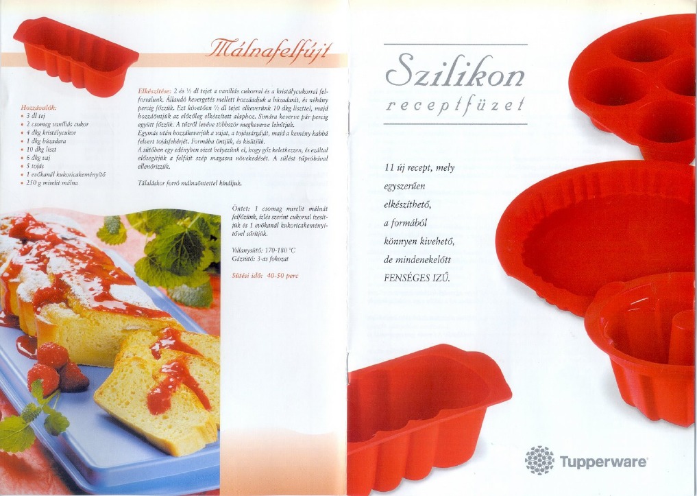 Tupperware - Szilikon Receptfüzet | PDF