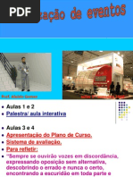 Organização eventos