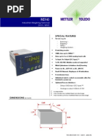 IND500x Weighing Indicator Overview | PDF | Calibration | Computer ...