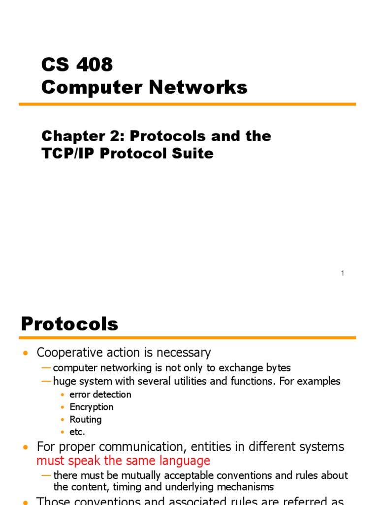 Computer Networking Protocols | PDF