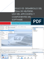 Modulo 03 Desarrollo Del Sistema de Helpdesk - Uso Del App Config y Componentes Del Software