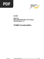 TCSM3i Functionalities: BSC3119 Nokia BSC/TCSM, Rel. S12, Product Documentation, v.5