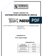 Distribution Network of Nestle: Project Report On