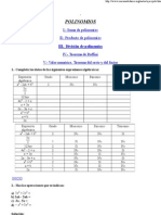 Ejercicios Polinomios Resueltos 3 y 4eso