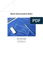 Block Harmonization Notes: Michael Morangelli