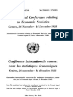 Convención Internacional Sobre Estadísticas Económicas. Ginebra, 14 de Diciembre de 1928