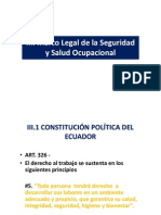 Marco Legal de Seguridad y Salud Ocupacional en El Ecuador