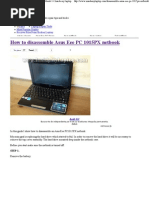 Download How to Disassemble Asus Eee PC 1015PX Netbook by Bonnie Wells SN118849006 doc pdf