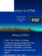 Intro HTML