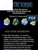 High-Risk Newborns and Child During Illness and Hospitalization - Pediatric Nursing