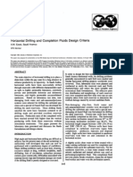 Horizontal Drilling and Completion Fluids Design Criteria