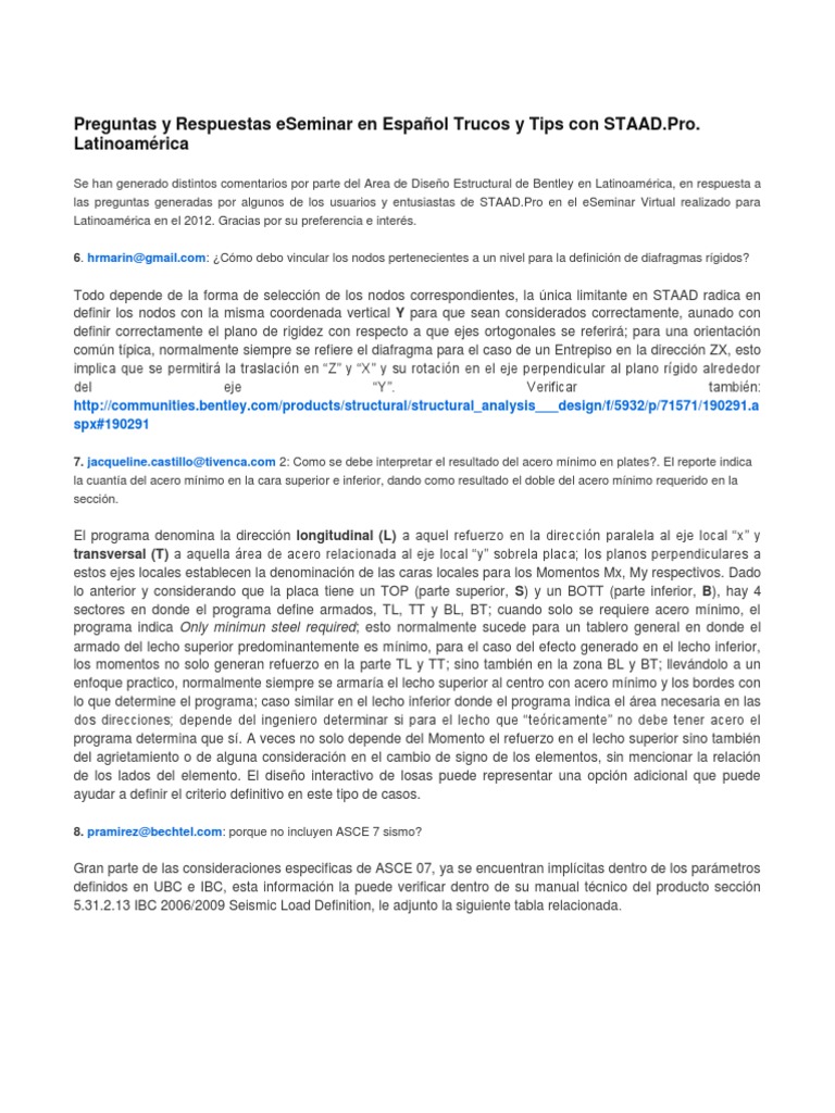 Manual completo de staad pro v8i en espanol para