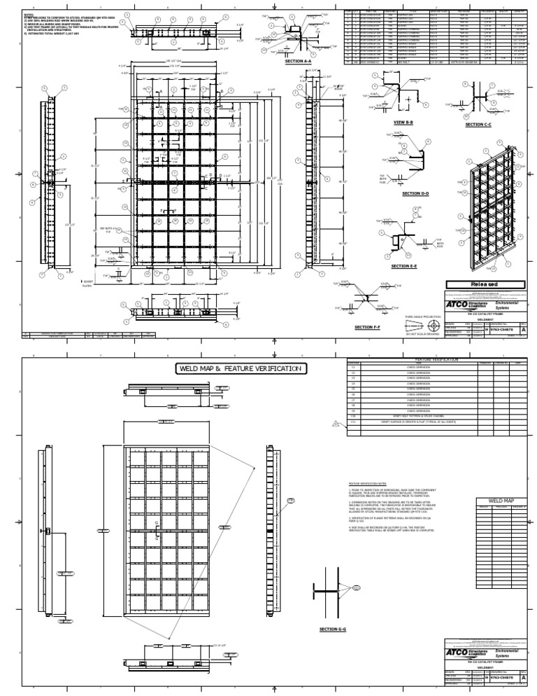 Released: Section A-A | PDF | Industrial Processes | Mechanical Engineering