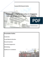 Transnational Higher Education in Singapore: Cultures of Education, Youth and Mobility