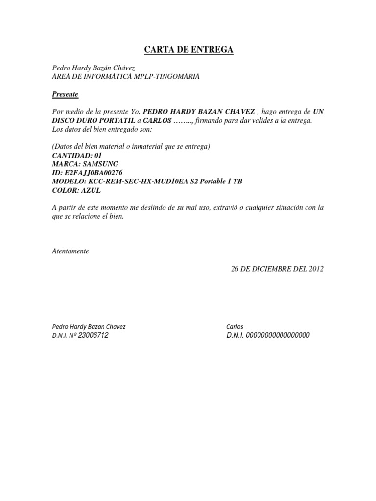 oficio modelo de carta de entrega de documentos compartilhando documentos