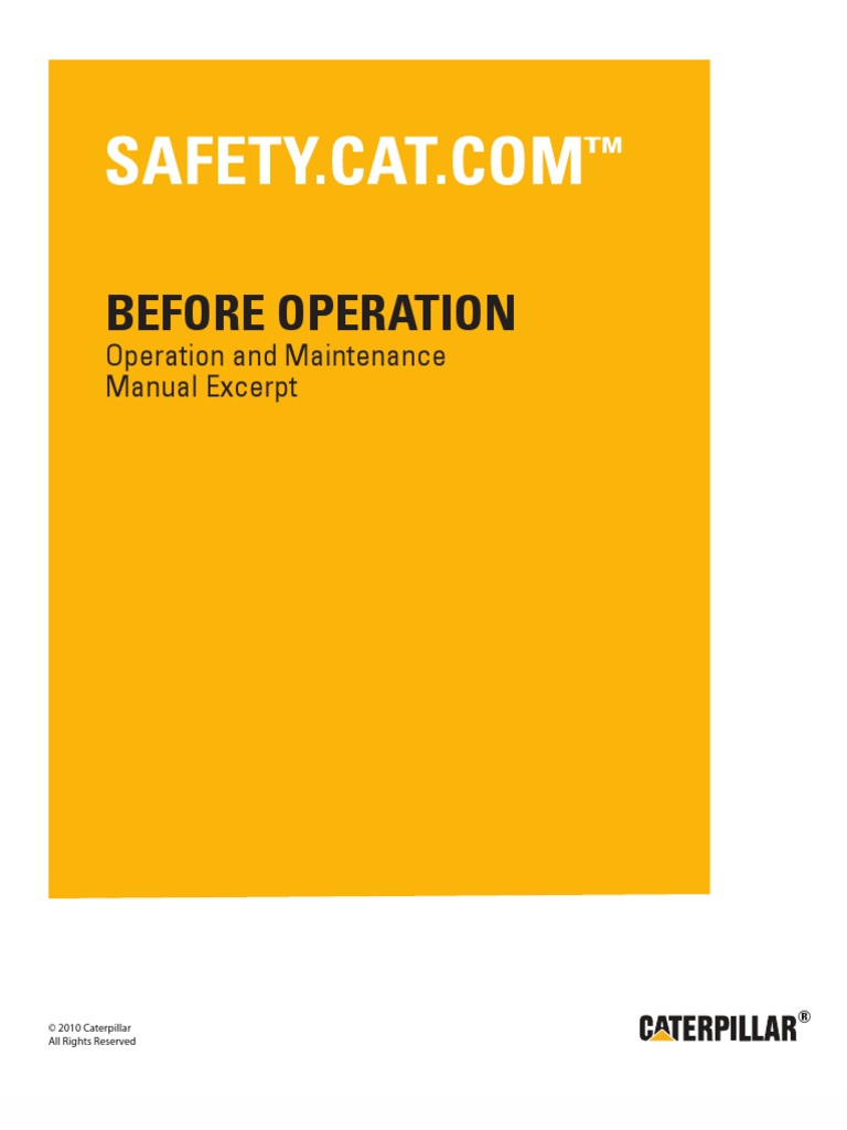Operation and Maintenance Manual Guide | PDF
