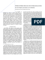 WCDMA Pilot Power Control and Coverage Balancing