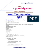 Web Testing Using QTP: Visit