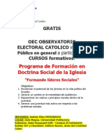 Doctrina Social de La Iglesia en Las Juventudes Universitarias.