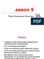 Lesson 9: Three-Dimensional Geometry