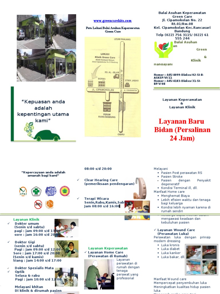 Home Care Klinik Luka Green Care Kota Bandung Jawa Barat
