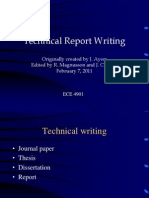 Lecture 07 Technical Writing