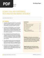 Global Coal Risk Assessment Study Report