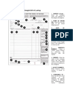 Sample Short Form Straight Bill of Lading: (At) - Enter The City and