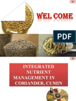 Integrated Nutrient Management in Seed Spices (Fennel, Cumin, Coriander)