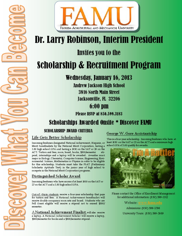 FAMU Recruitment JAX | PDF | Career & Growth | Wellness