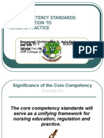 Core Competency Standards
