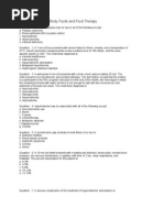 Pathophysiology of Body Fluids and Fluid Therapy