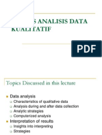 Kuliah 9 - Proses Analisis Data Kualitatif