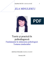 Mihaela Minulescu Teorie Si Practica in Psihodiagnoza. Testarea Intelectului